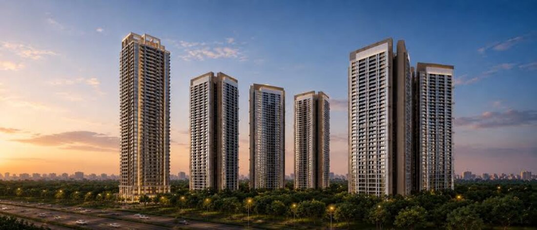 DLF The Aureva architect's render